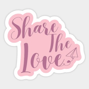 Share the Love Valentine Sticker